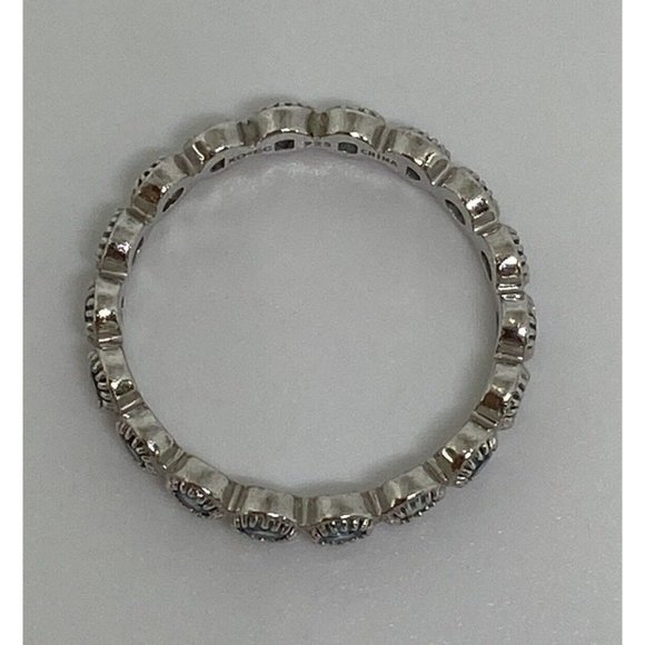 925 STERLING SILVER RING WITH TOPAZ SIZE 8 - Picture 7 of 7